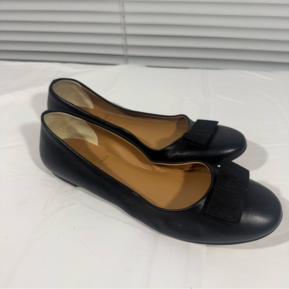 Bruno Magli Italian Leather Ballerina Flats with Bow | Euro size 38 US 7.5 - Picture 4 of 4